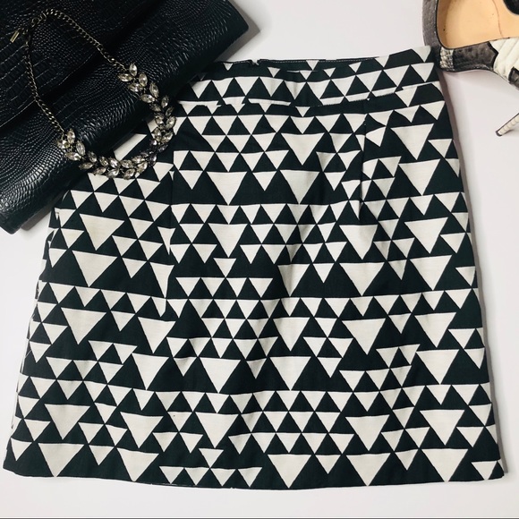 J. Crew Dresses & Skirts - JCREW Triangle Jacquard Mini Skirt 0